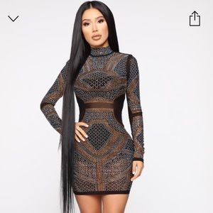 FN Rhinestone Dress